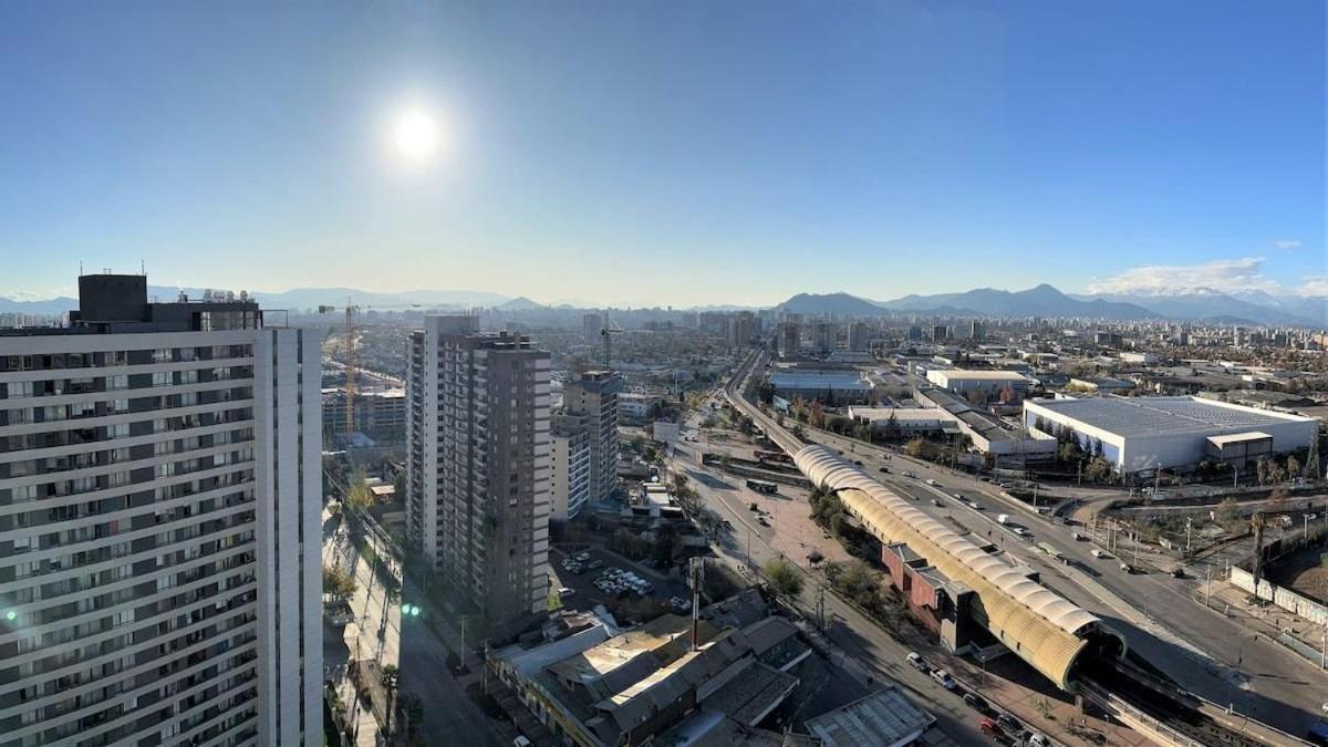 Hermosos Dptos Cercanos A Metro Y Centros Comerciales Santiago del Cile Esterno foto